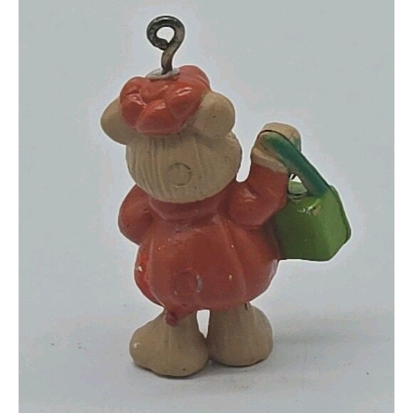Vintage Miniature Resin Teddy Bear Trick-Or-Treater Halloween Christmas Ornament - Picture 3 of 9